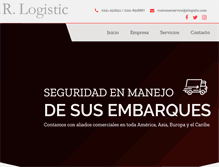 Tablet Screenshot of jrlogistic.com